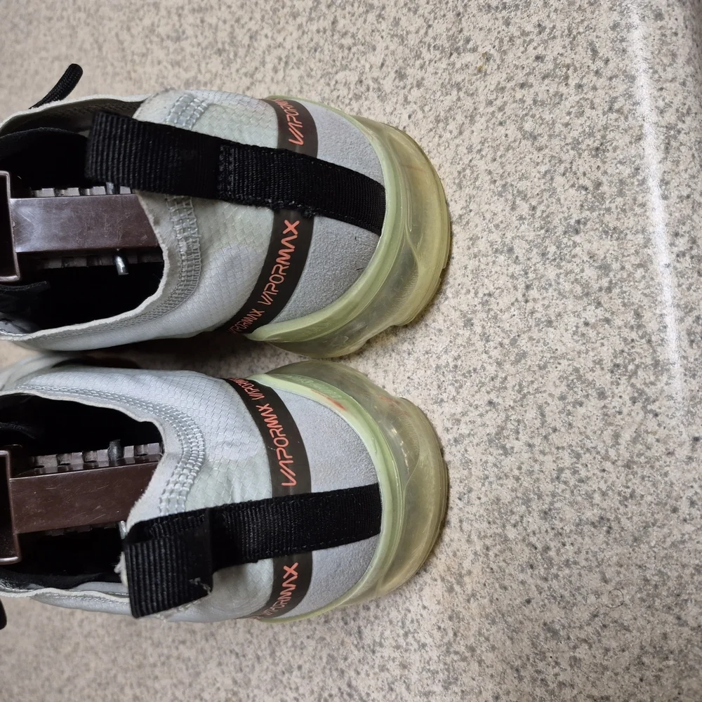 Nike Kids VaporMax Shoes - White and Orange